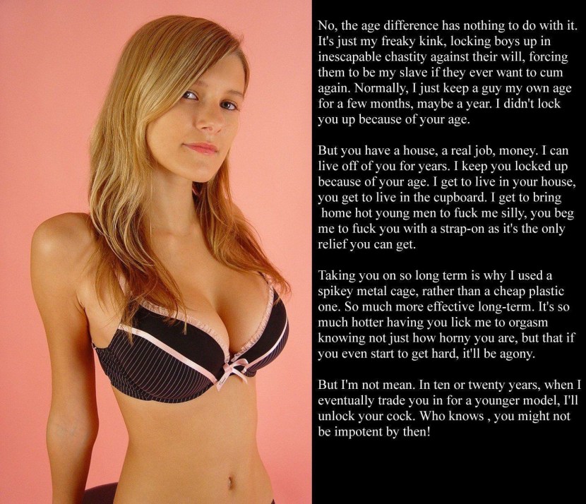 Girl Keyholder Captions