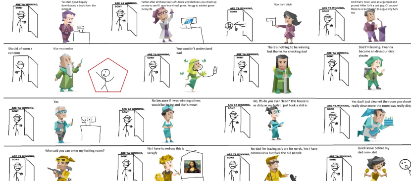 16 types of personalities of memes