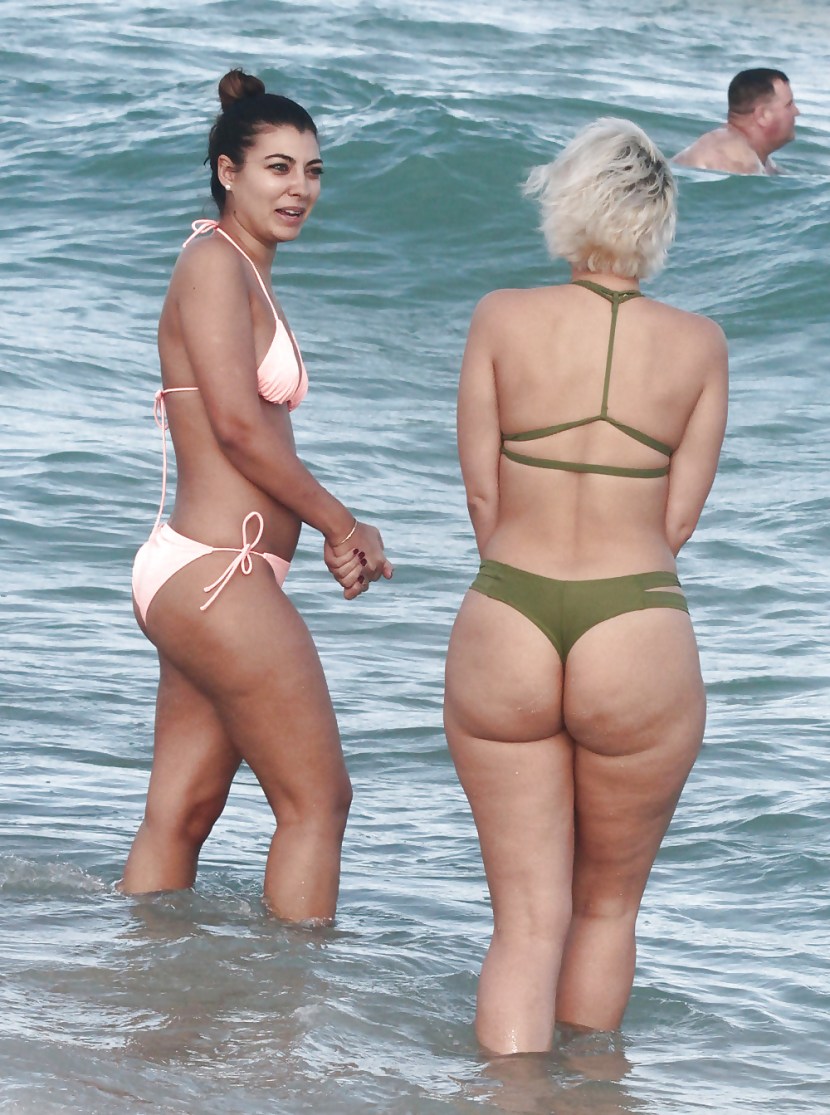 Older women in thongs