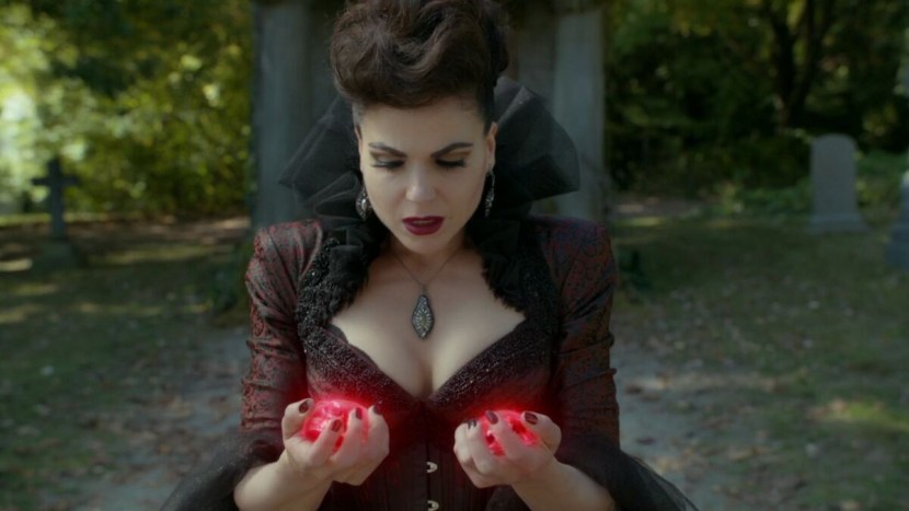 Evil Snow White once in a fairy tale