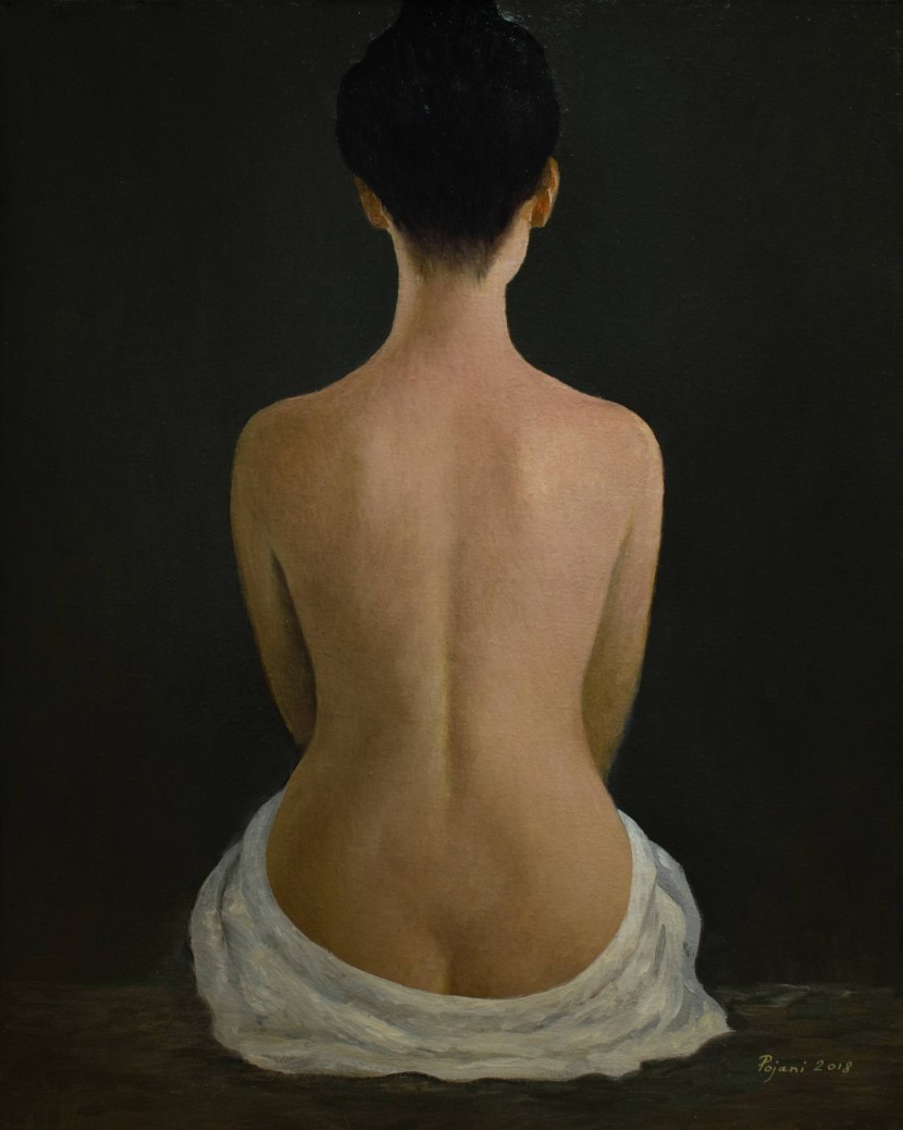 Female figure from the back