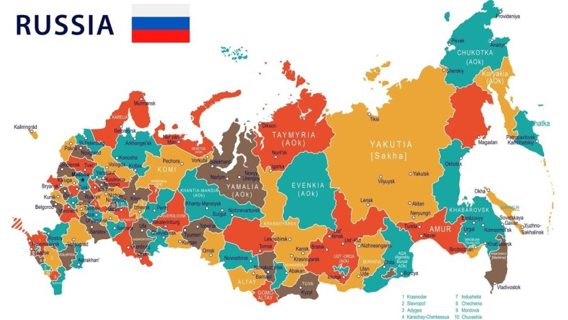 Map of Russia