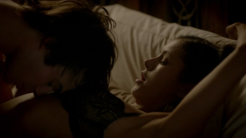 Elena Gilbert in bed
