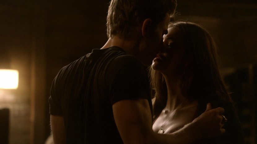 Stefan and Elena bed stage