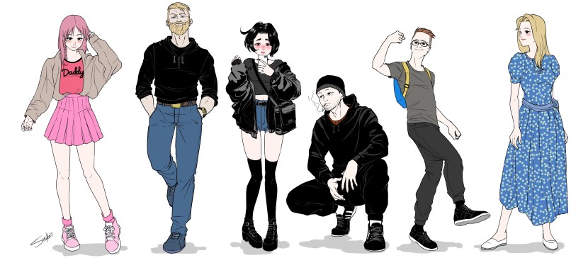 Instructions for a woman and a man