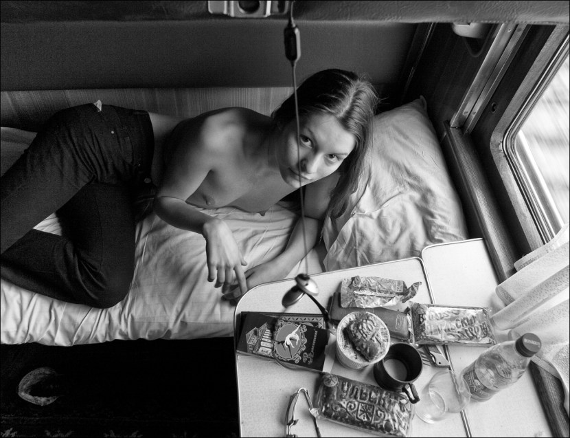 Girls in the compartment