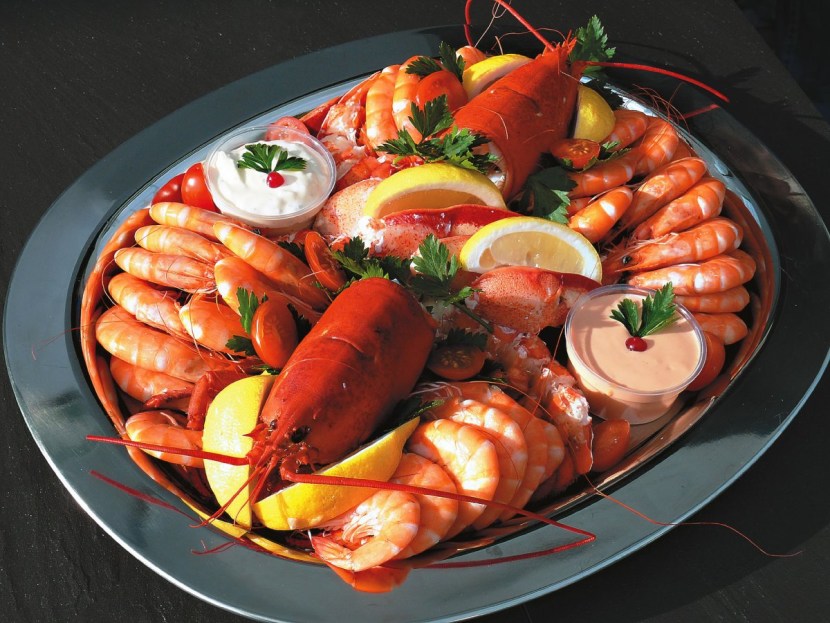 Shrimp of lobsters crab lobsters