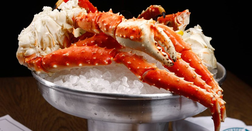 White rabbit set Kamchatka crab