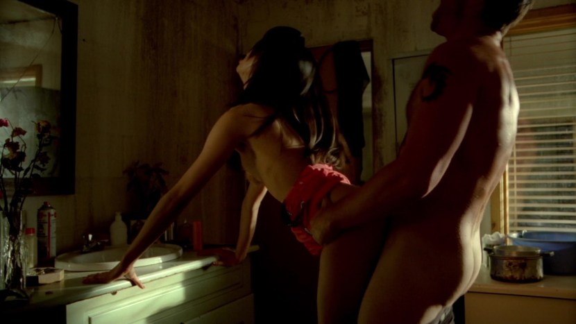 Erotic scenes in the series sharp visors