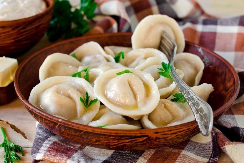 Meat dumplings on a transparent background