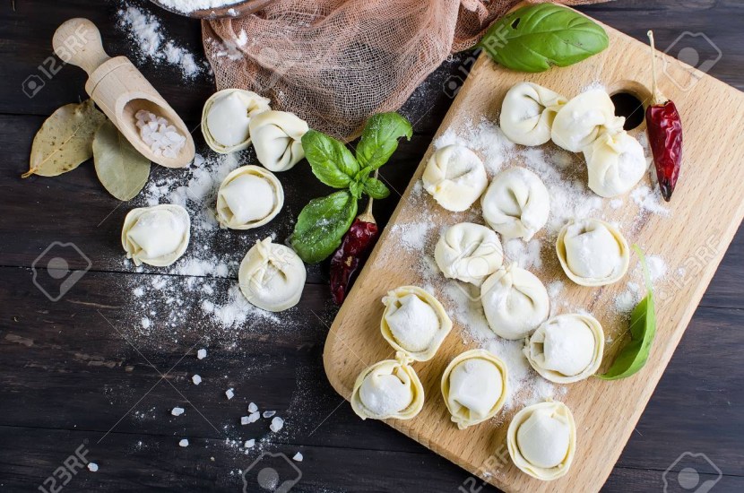 Dumplings with pepper