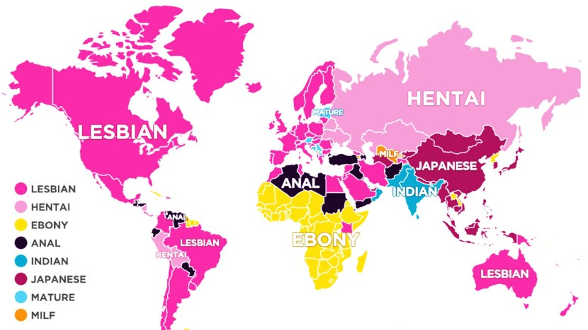 Pornhab statistics around the world