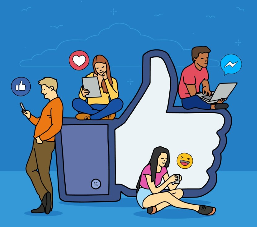 Social networks illustration