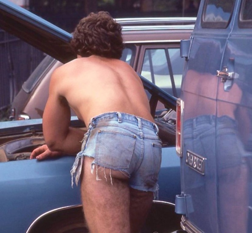 Boys vintage shorts Hard boner