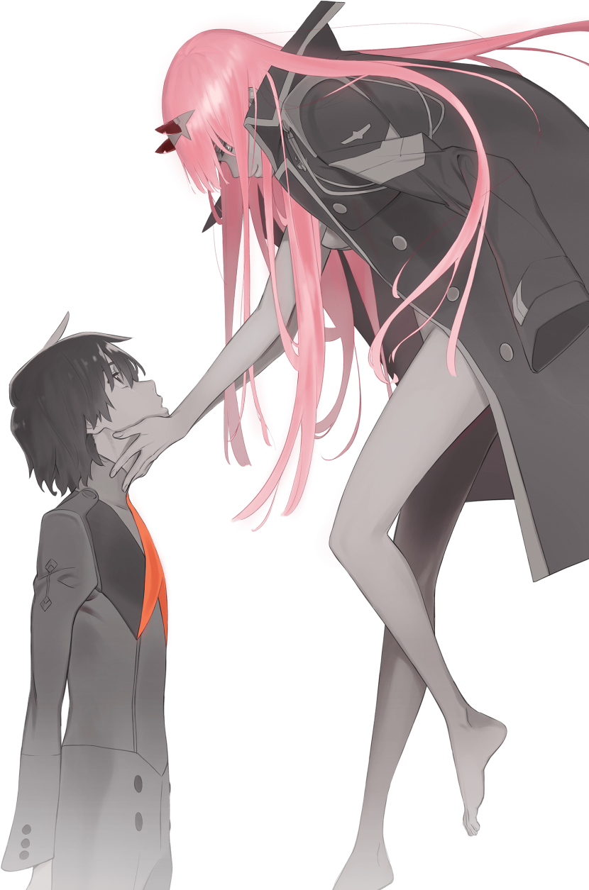 Zero Two X Hiro anime