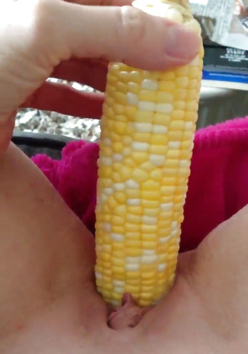 Corn cob in the ass