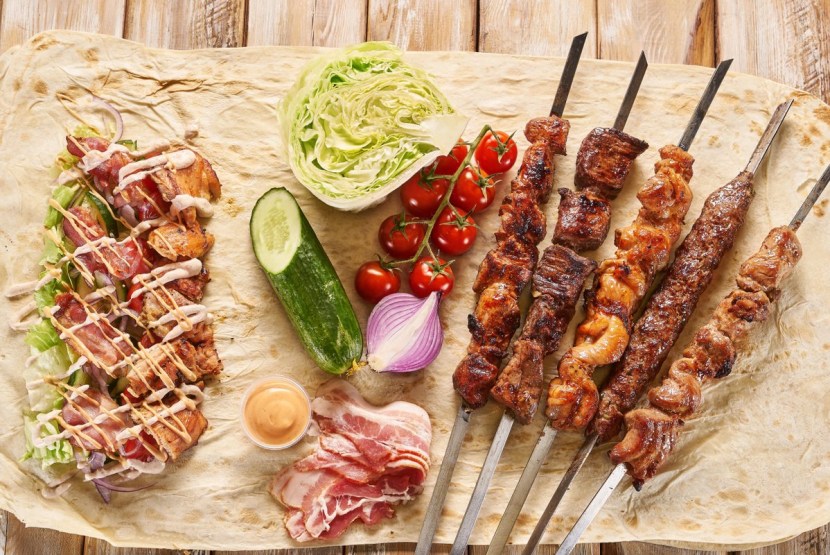 Naked women have fun