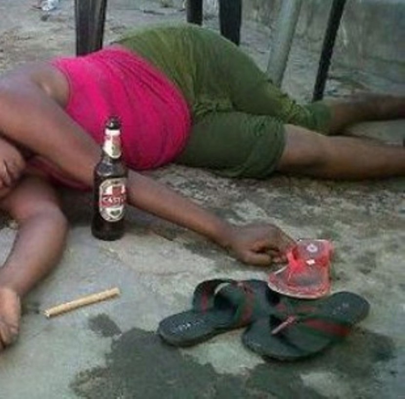 Drunk girls with men