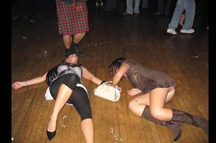 Wild party of the girl