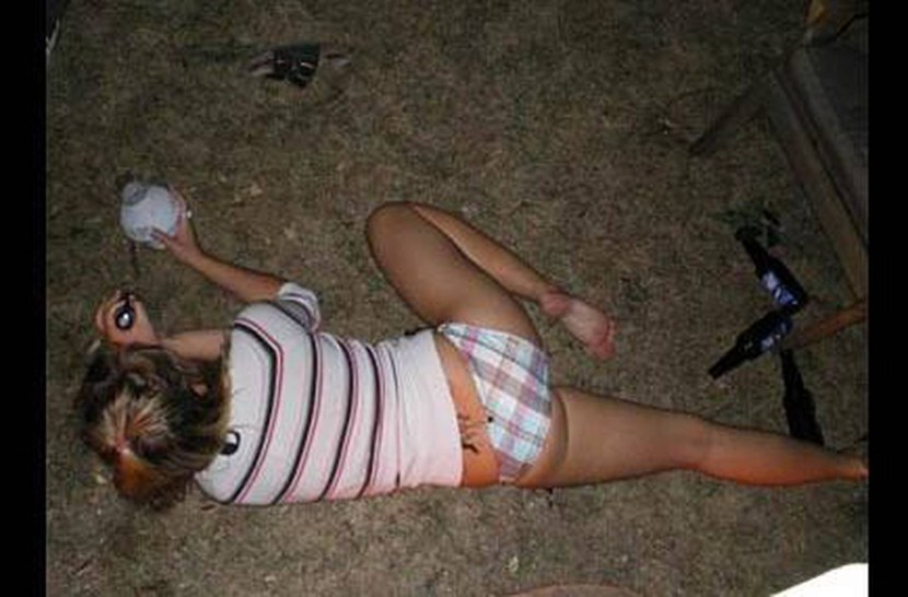 Drunk girls after the club