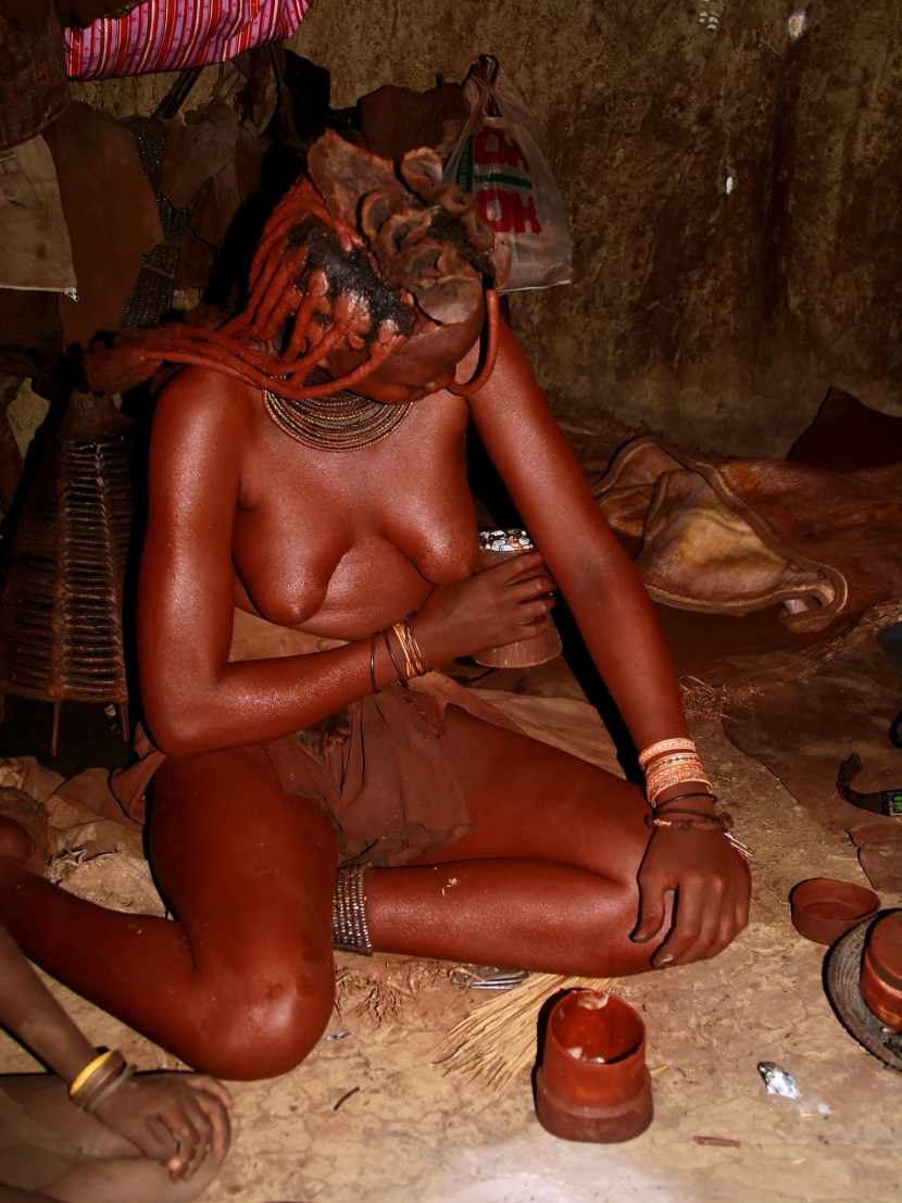Naked women of African tribes