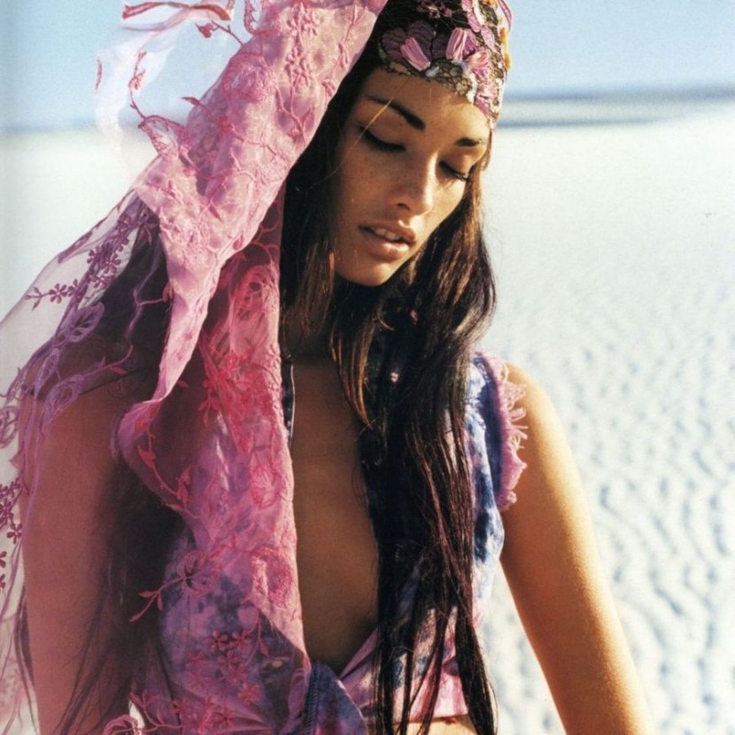 Beautiful girl in a brothel