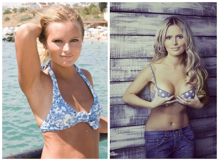 Dana Borisova in a swimsuit