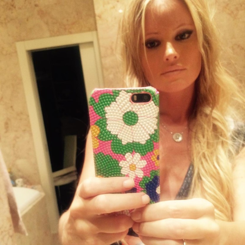 Dana Borisova in the youth Army store