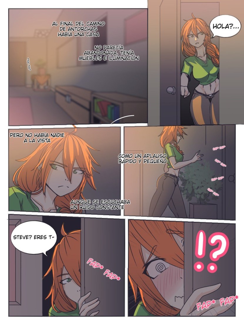 Minecraft Comics Monsters in the Night