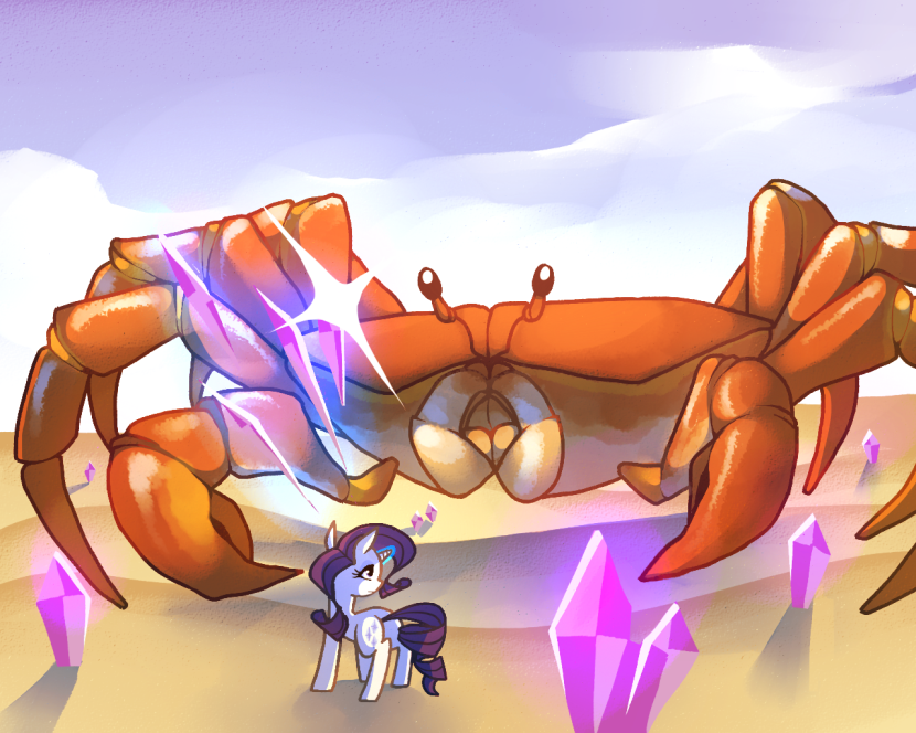 Predatory crab