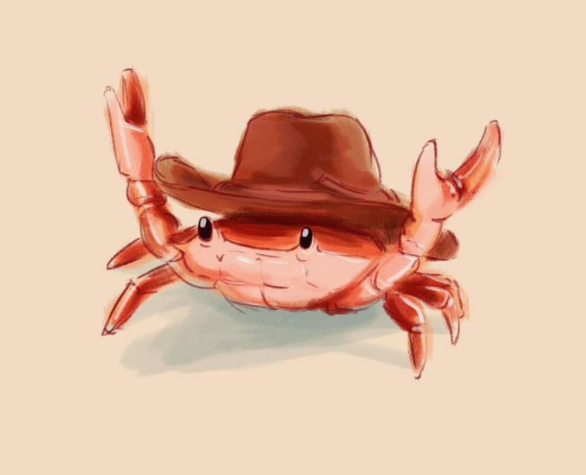 Funny crab