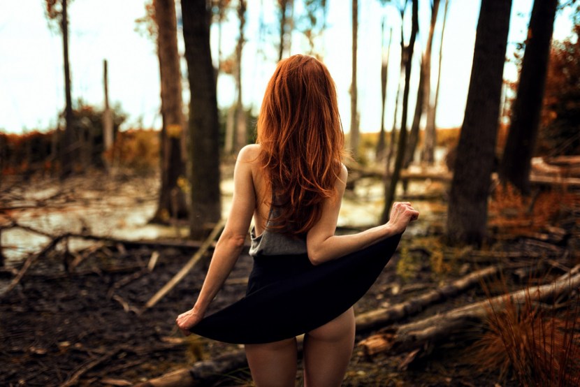 The girl from behind