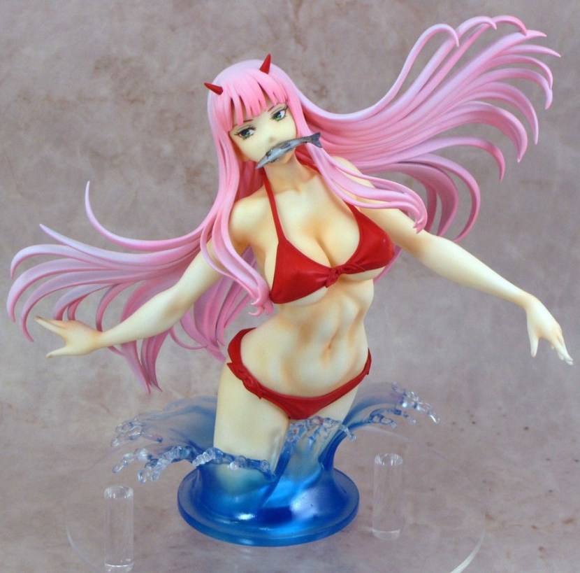 Silicone figures of anime