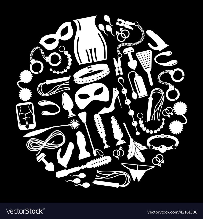 Intimate toys vector