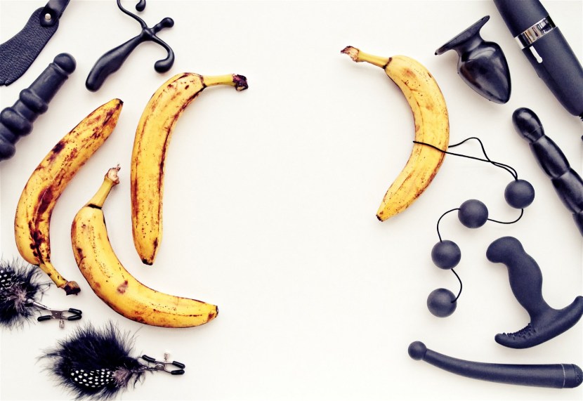 Anal plug from banana