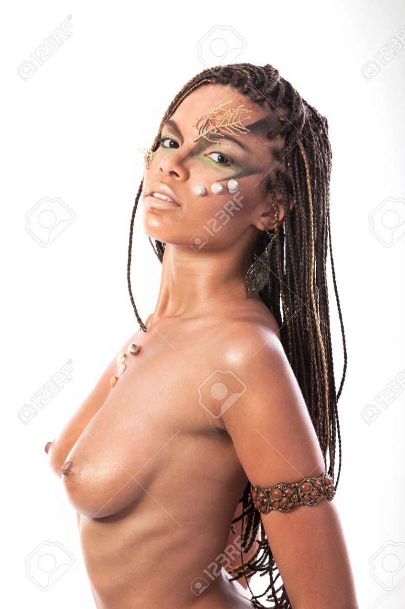 Pornstar with tattoo and dreadlocks