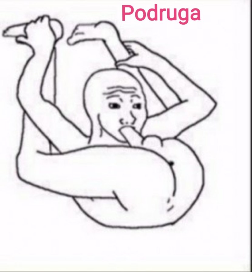 He sucked himself and finished