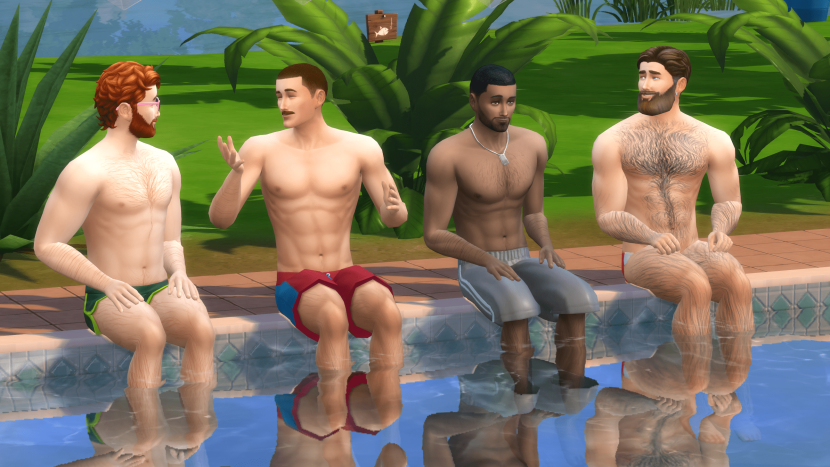 Body Hair for Sims 4