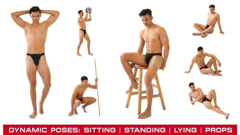 Confident pose Reference man