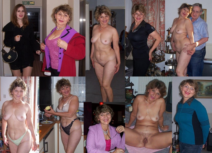 Mature slowly undresses