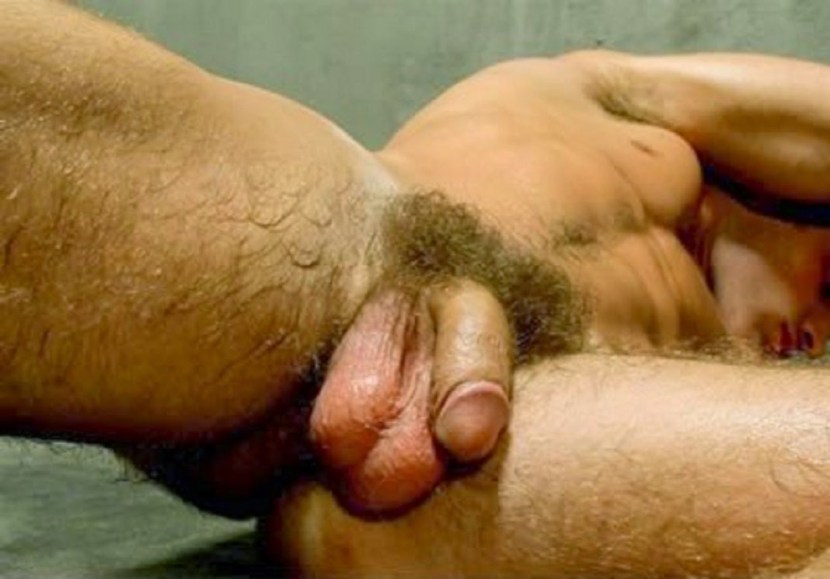 Huge cock in hairy pussy