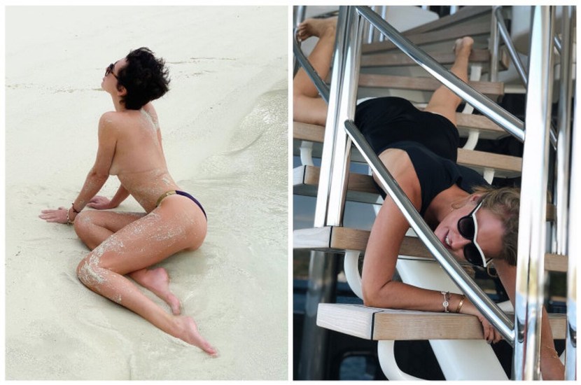 Kelly McDonald on the needle naked