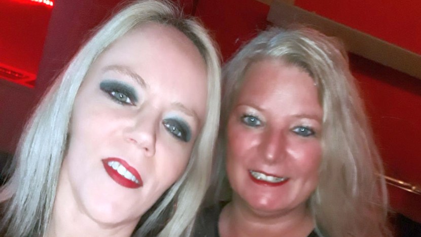 Open mouth of a woman amateur