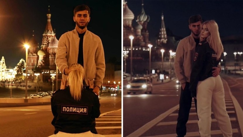 Aircraft route to Kaliningrad