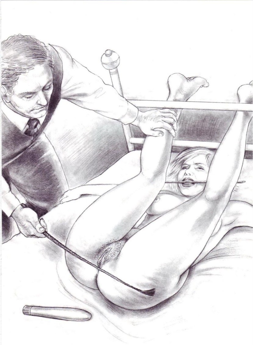 Erotic pictures with a pencil