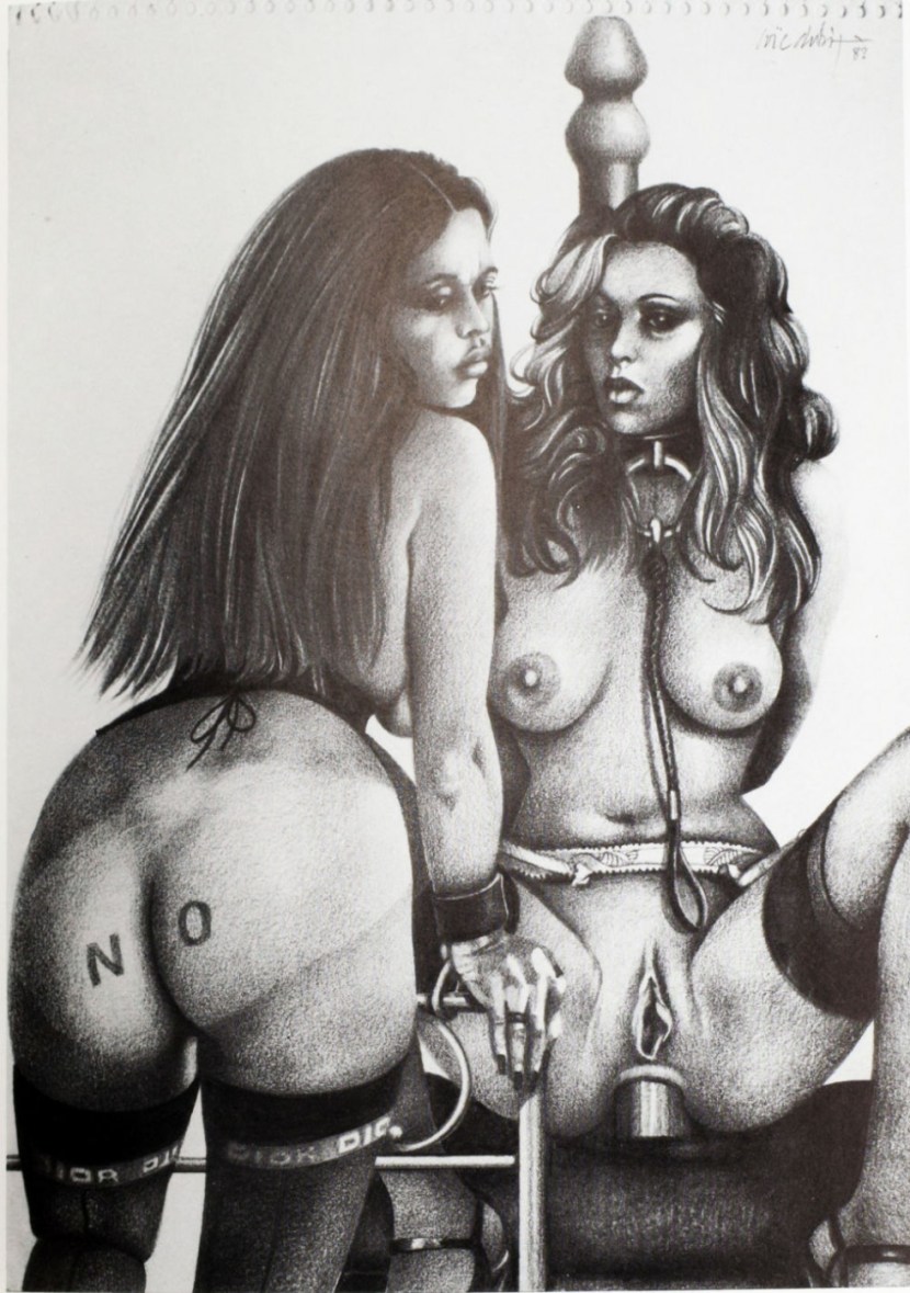 Erotic drawings are homo