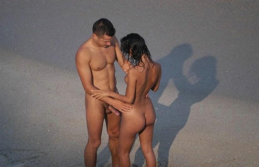 Naked blacks and white women