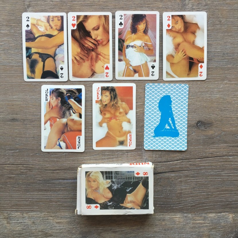 Pornographic playing cards