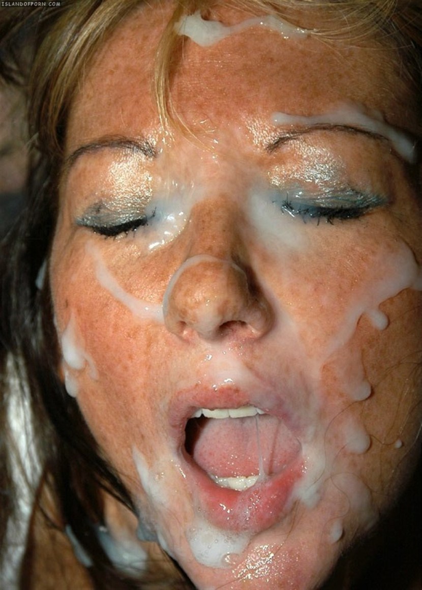 The finished face of the girl