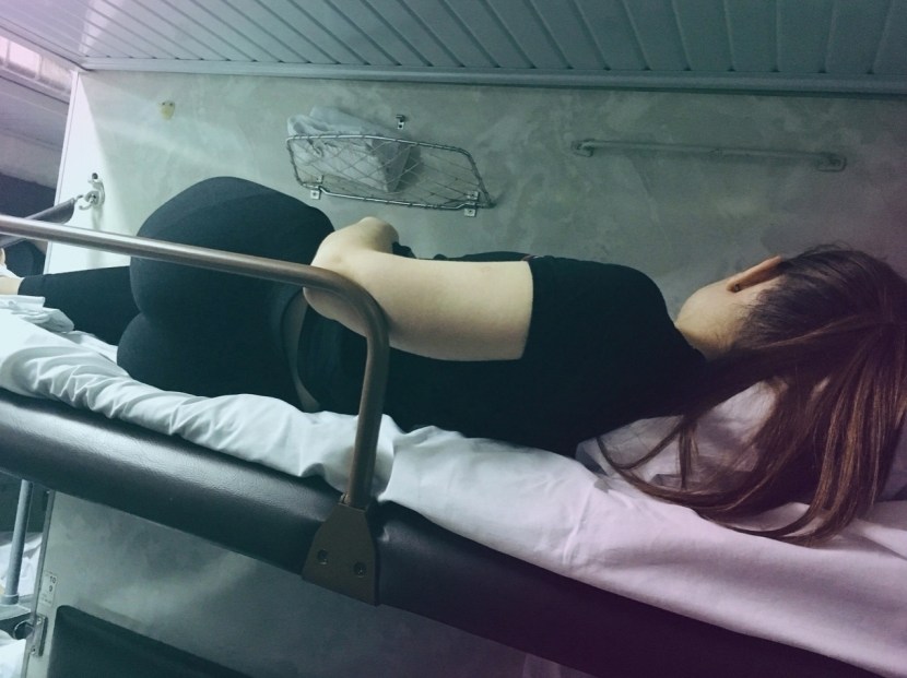 A man on the background of the window